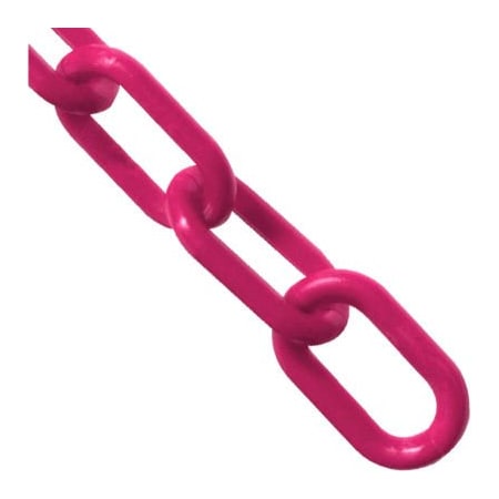 Gec Mr. Chain Plastic Chain, 3/4in Link, 25'L, HDPE, Magenta 00018-25